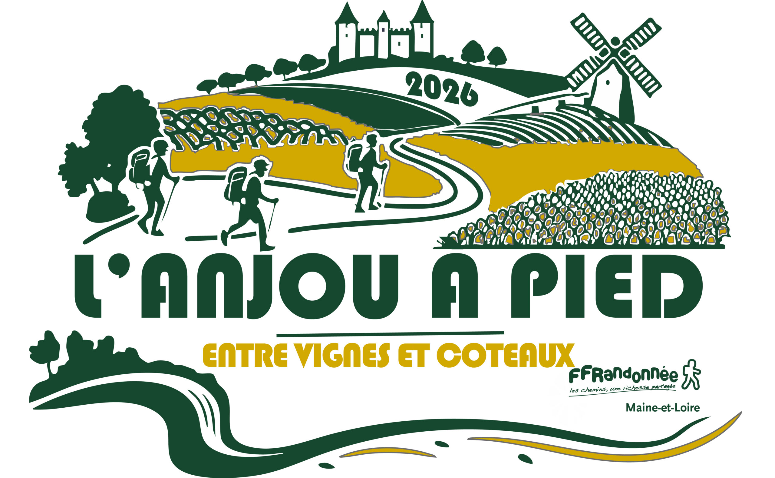 Anjou à Pied 2026 : Les étapes !